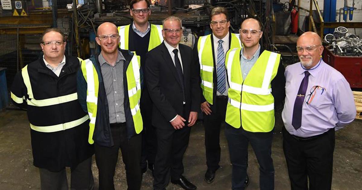 Department for BEIS takes a tour of Sarginsons